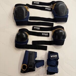 TSG Basic Set Knee Elbow Pads Wrist Guards Protective Gear Size S